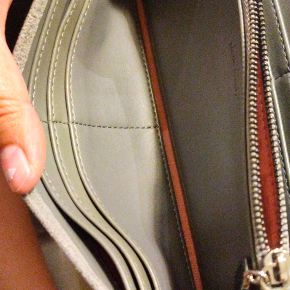 Stella McCartney Gray Chained Falabella Long Wallet - Picture 4 of 11